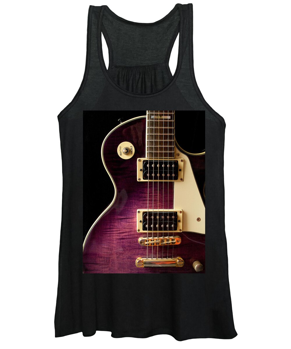 Jay Turser Women's Tank Top featuring the photograph Jay Turser Guitar 9 by Dorothy Lee