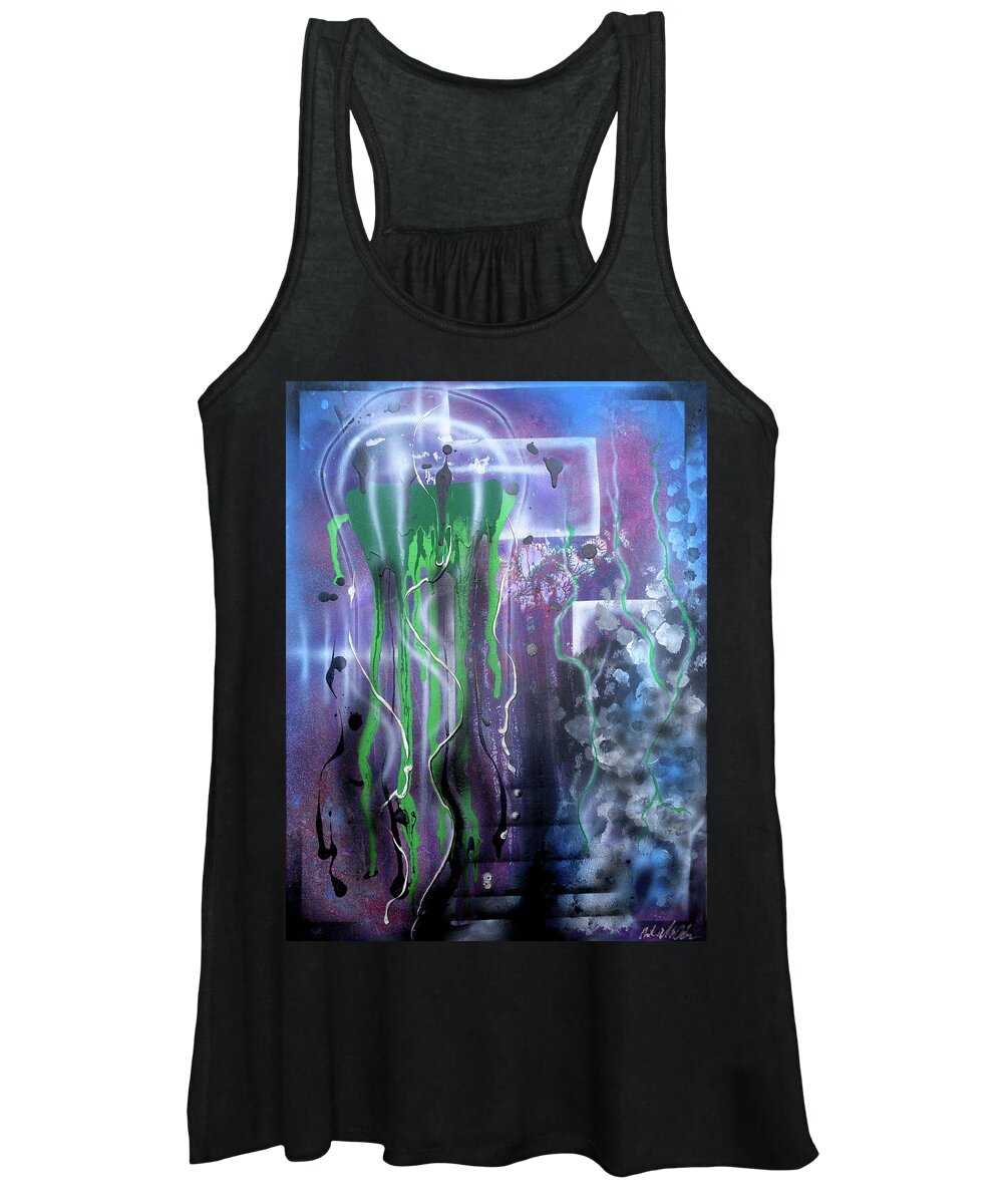 Painting Women's Tank Top featuring the painting Jelly by Leigh Odom