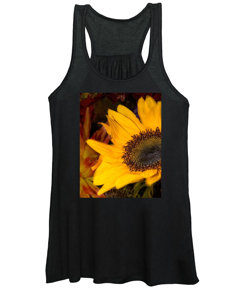 Sunflower Women's Tank Top featuring the photograph Jeweled by Arlene Carmel
