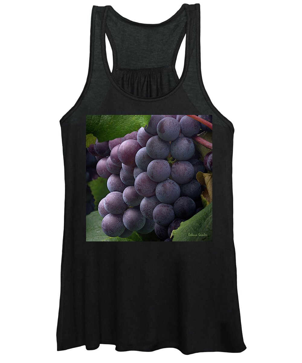 Grapes Women's Tank Top featuring the photograph Juicy by Rebecca Samler