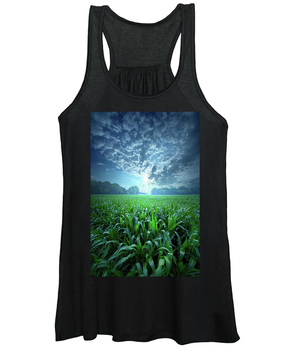 Clouds Women's Tank Top featuring the photograph Knee High by Phil Koch