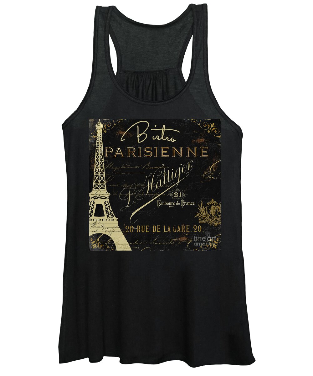 Eiffel Tower Women's Tank Top featuring the painting La Cuisine VI by Mindy Sommers