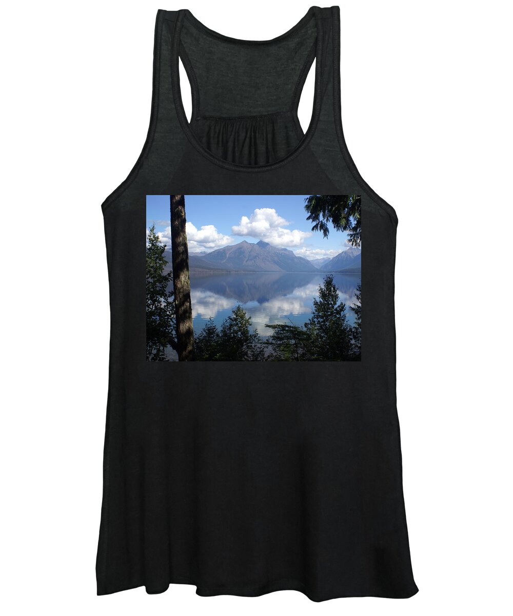 Lake Women's Tank Top featuring the photograph Lake McDonald Glacier National Park by Marty Koch
