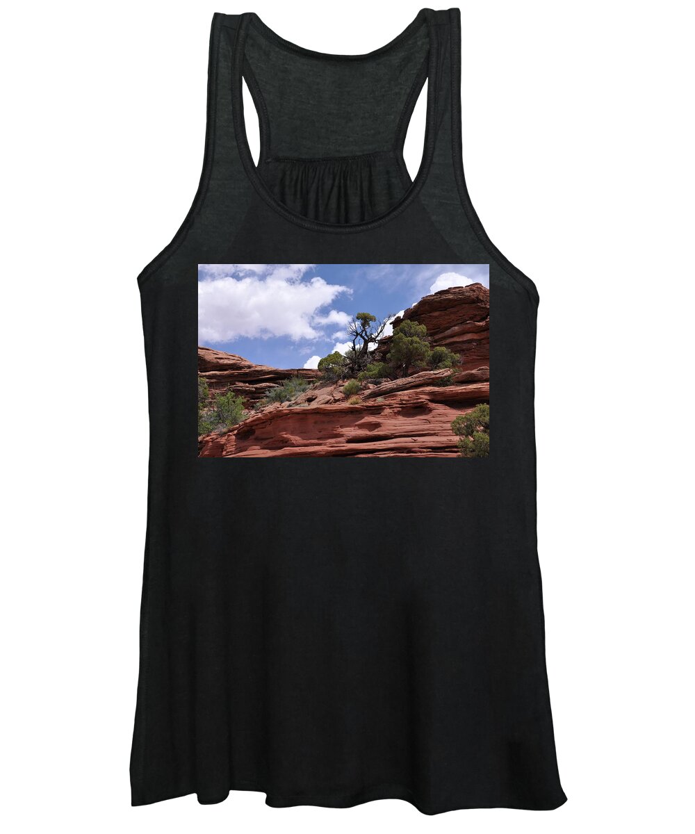 Canyonlands National Park Women's Tank Top featuring the photograph Layers Upon Layers by Frank Madia