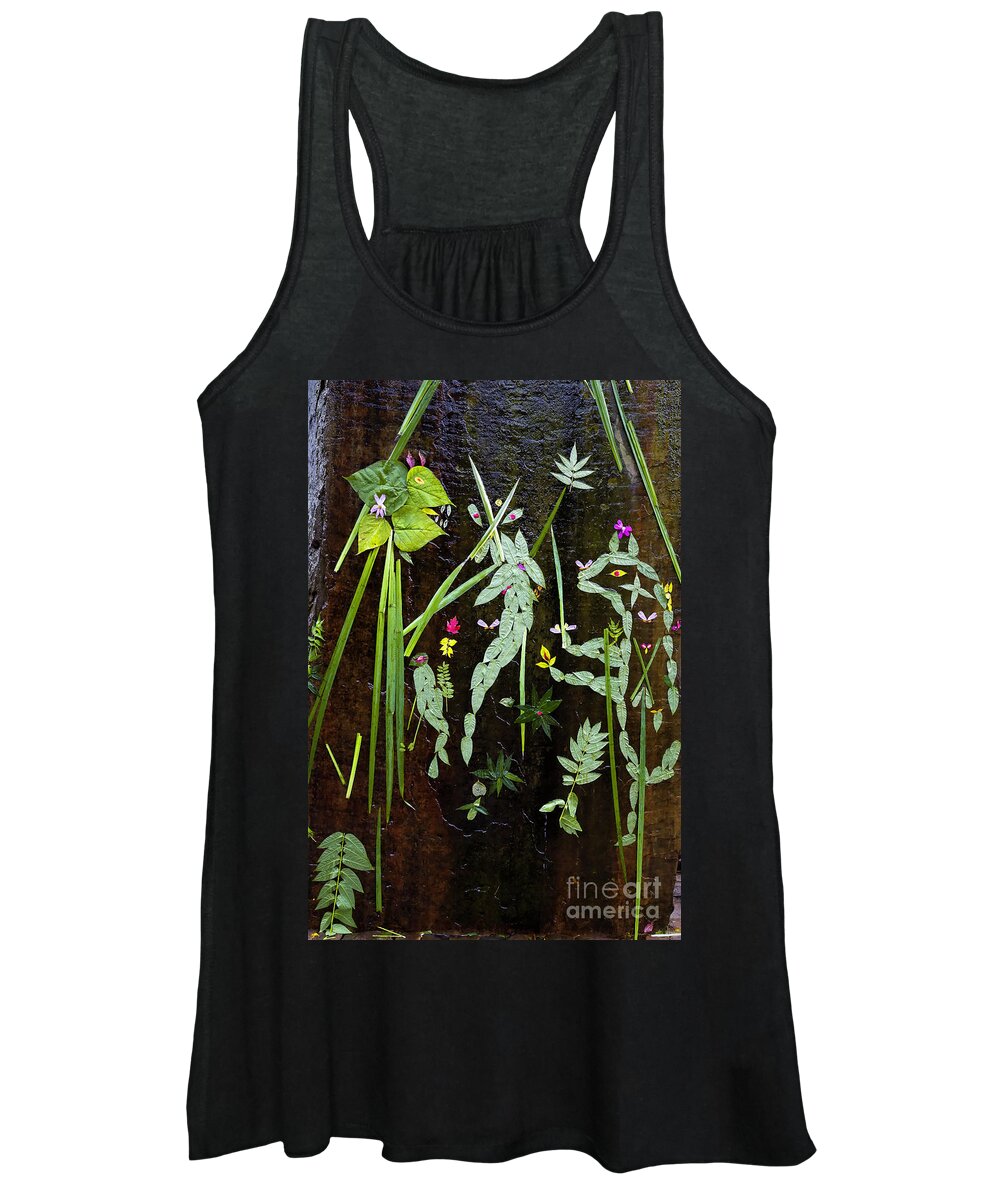 Leaf Art Women's Tank Top featuring the photograph Leaf Art by Jon Burch Photography