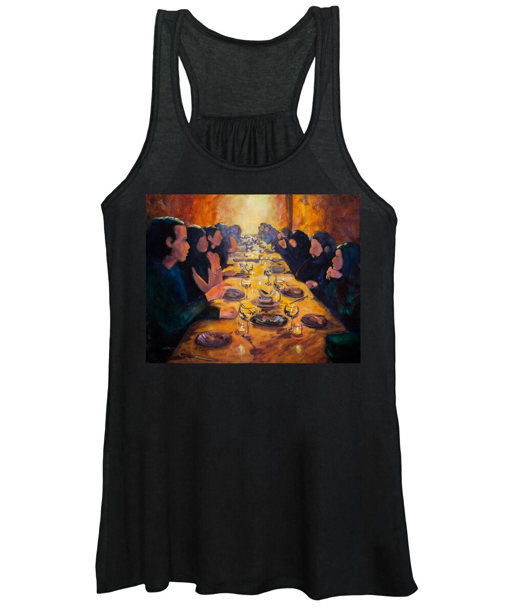 Food Women's Tank Top featuring the painting Leftovers by Jason Reinhardt