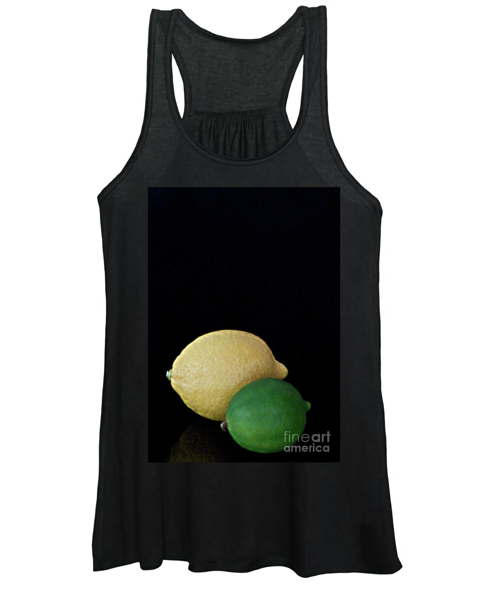Fruit Women's Tank Top featuring the photograph Lemon - Lime by Sherry Hallemeier