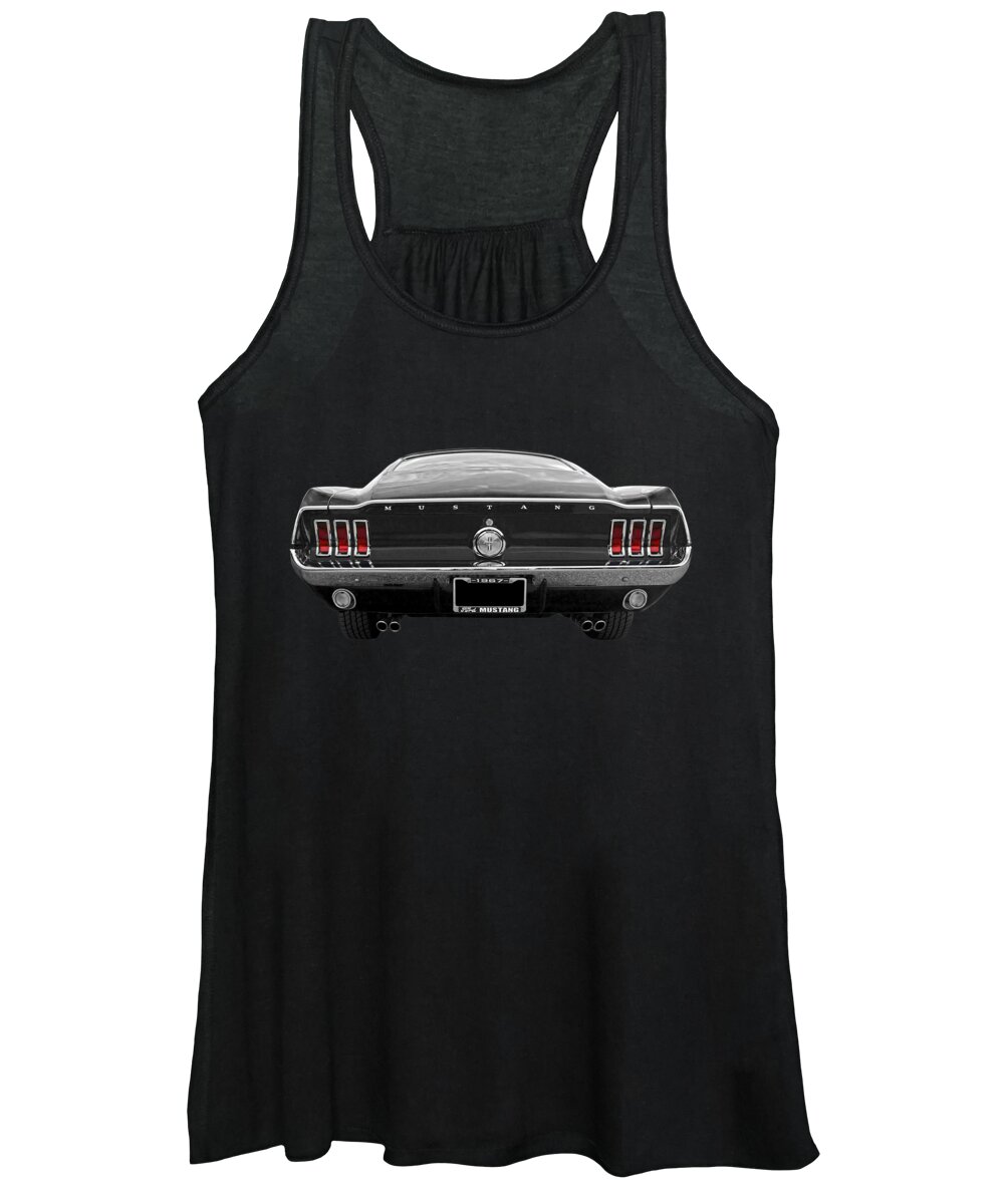 Ford Mustang Women's Tank Top featuring the photograph Let The Good Times Roll - 1967 Mustang Fastback by Gill Billington