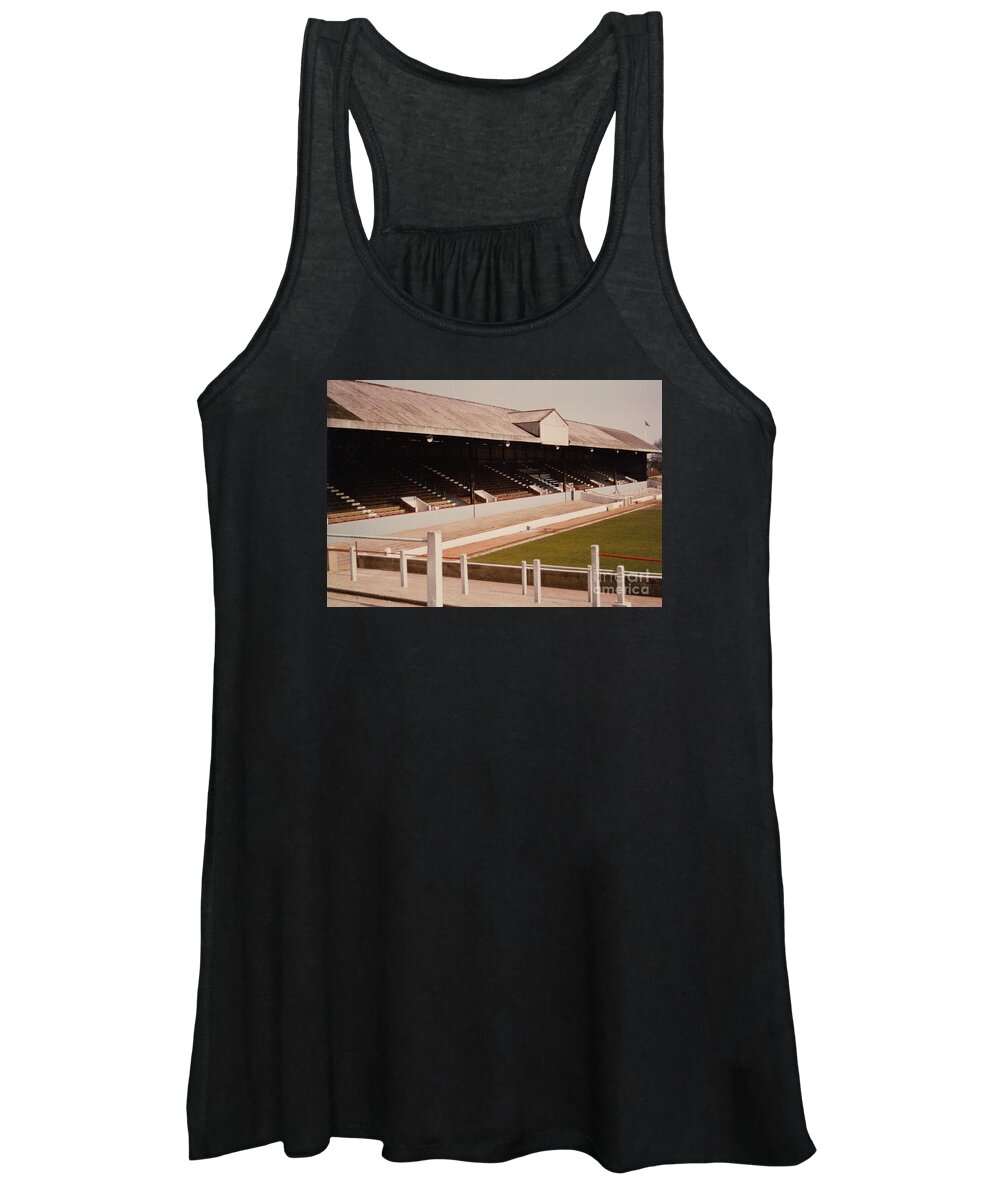  Women's Tank Top featuring the photograph Leyton Orient - Brisbane Road - East Stand 1 - 1970s by Legendary Football Grounds