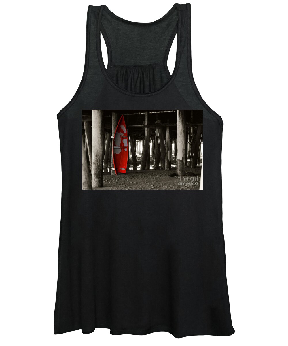 Clay Women's Tank Top featuring the photograph Little Red Boat III by Clayton Bruster
