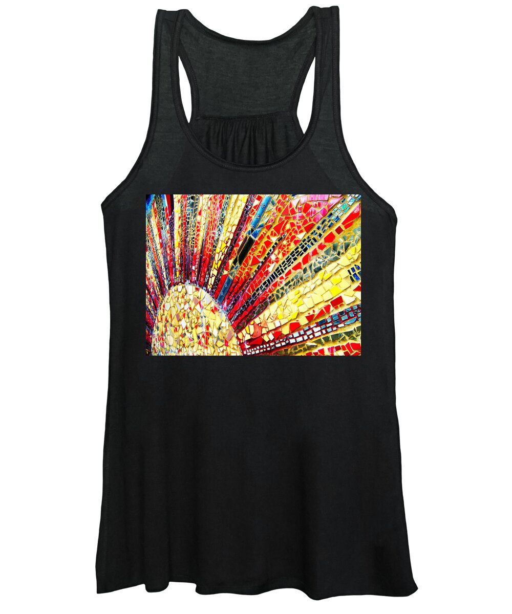 Tracy Van Duinen Women's Tank Top featuring the photograph Living Edgewater Mosaic by Kyle Hanson