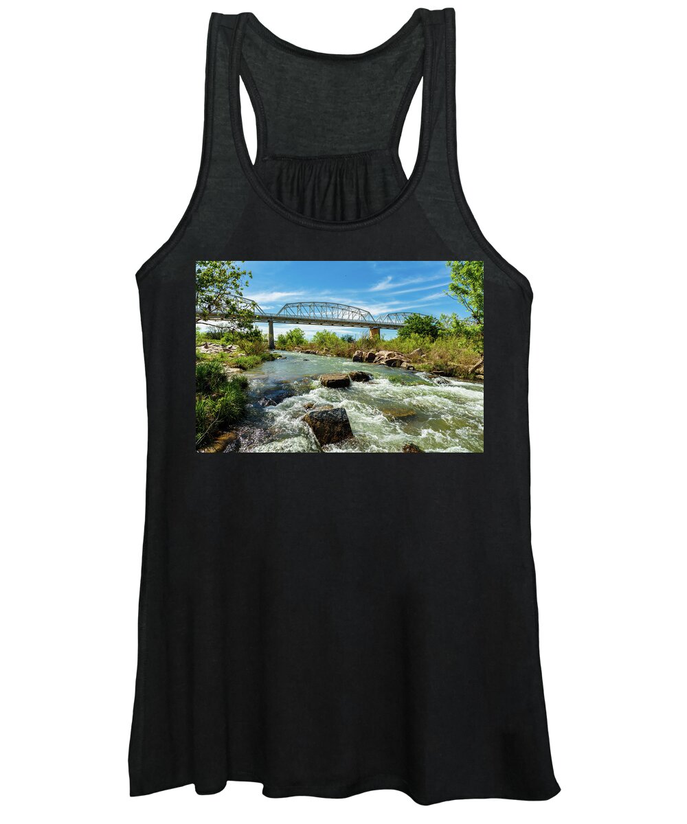 Highway 71 Women's Tank Top featuring the photograph Llano River by Raul Rodriguez