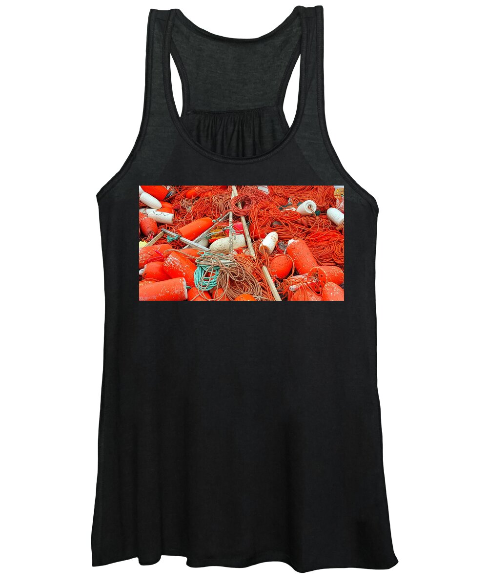 Sea Women's Tank Top featuring the photograph Lobster Season by Michael Graham