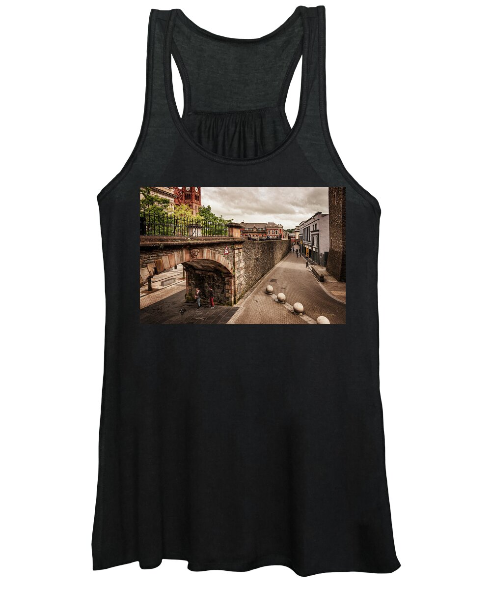 Ireland Women's Tank Top featuring the photograph Londonderry Song by Dan McGeorge
