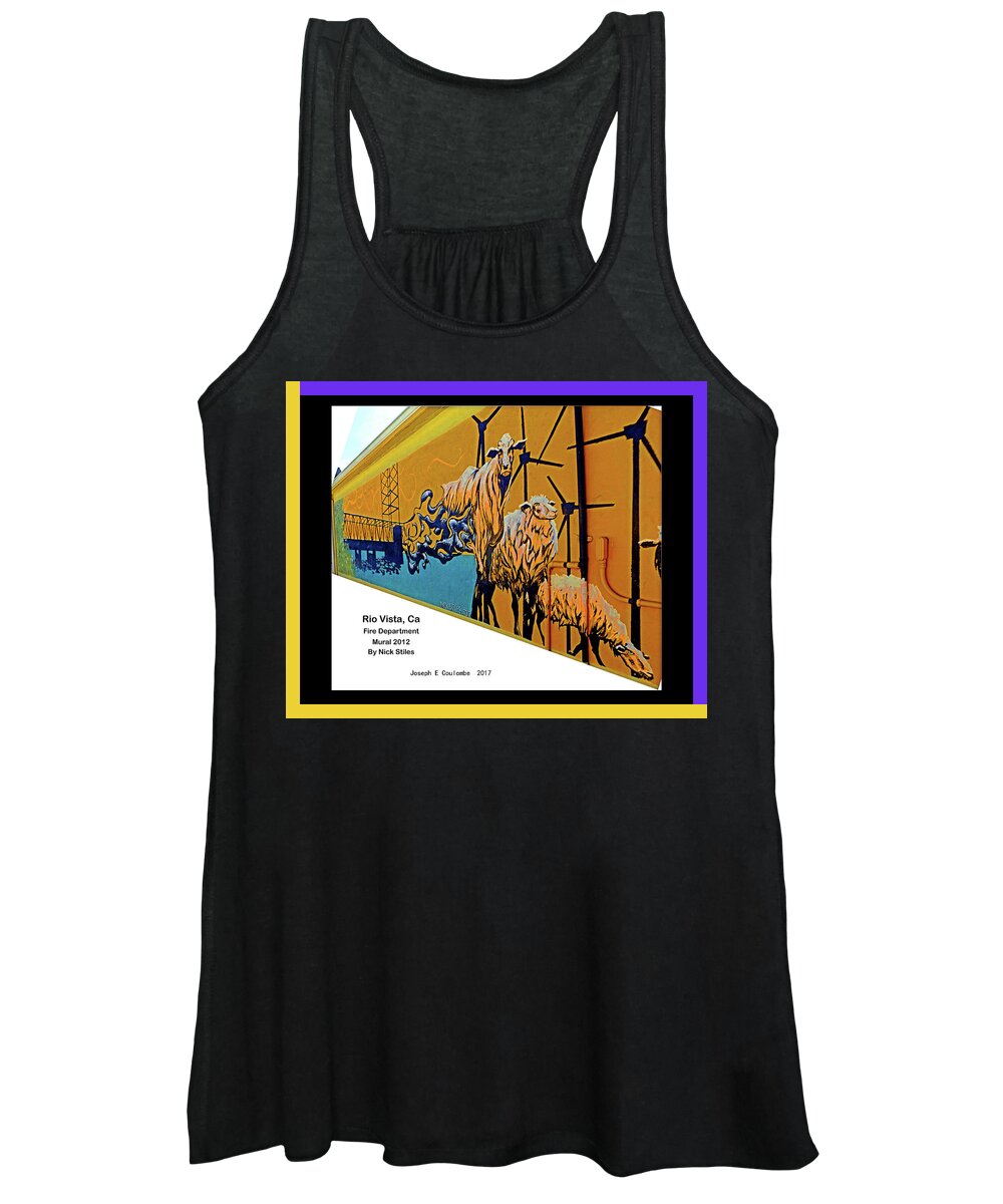 Nick Stiles Women's Tank Top featuring the digital art Main Street - Nick Stiles by Joseph Coulombe