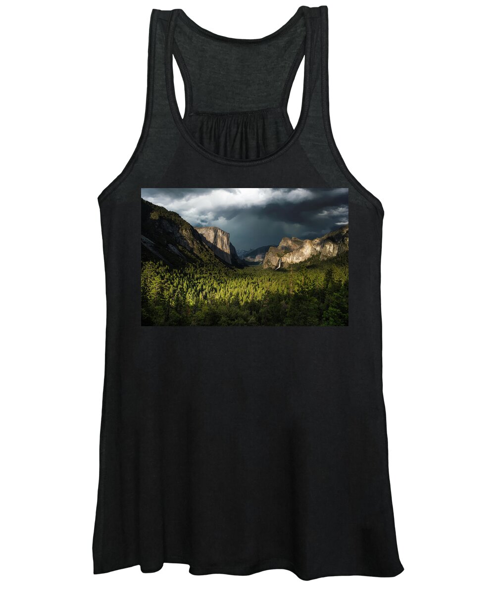 Yosemite Women's Tank Top featuring the photograph Majestic Yosemite National Park by Larry Marshall