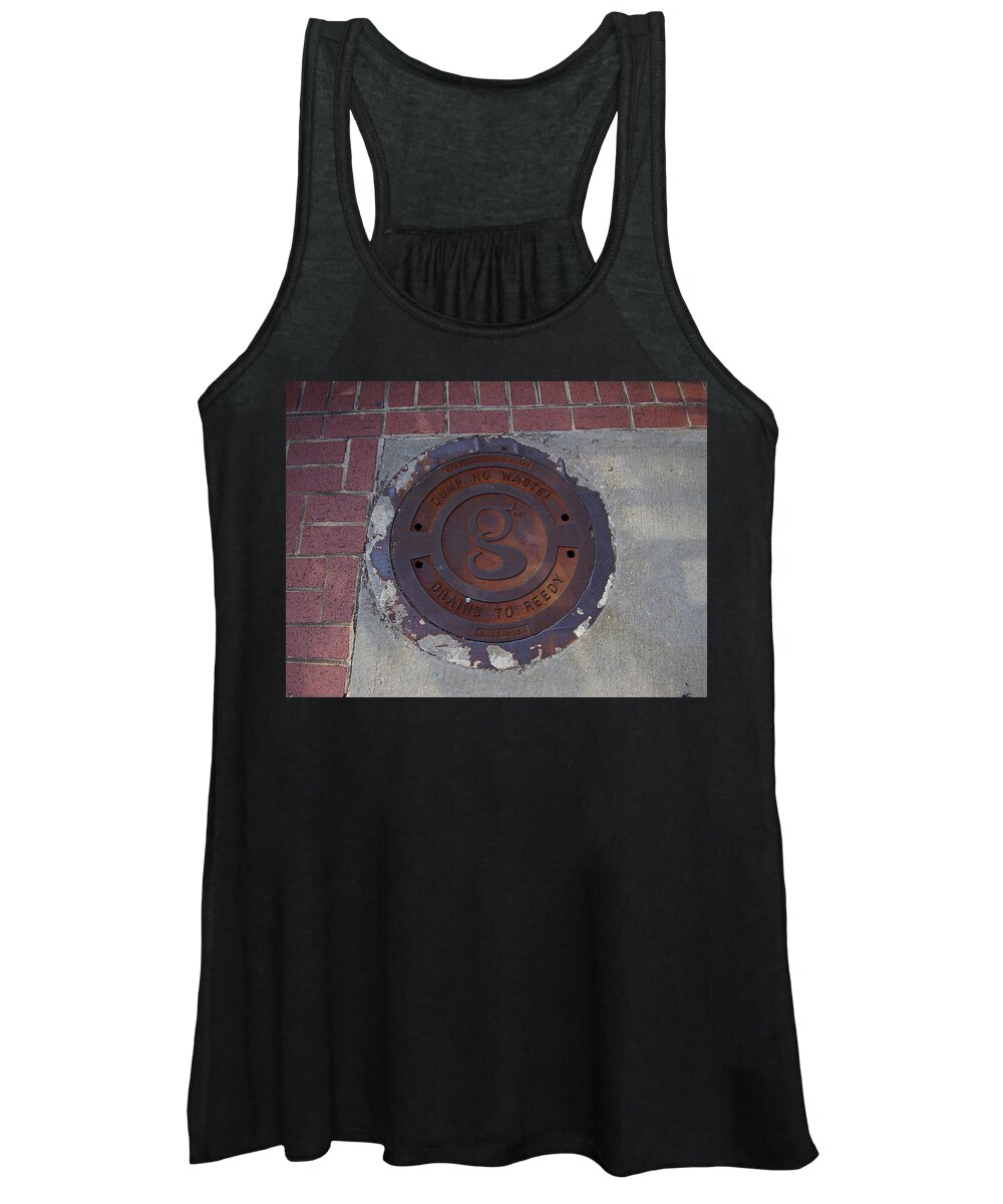 Manhole Women's Tank Top featuring the photograph Manhole II by Flavia Westerwelle