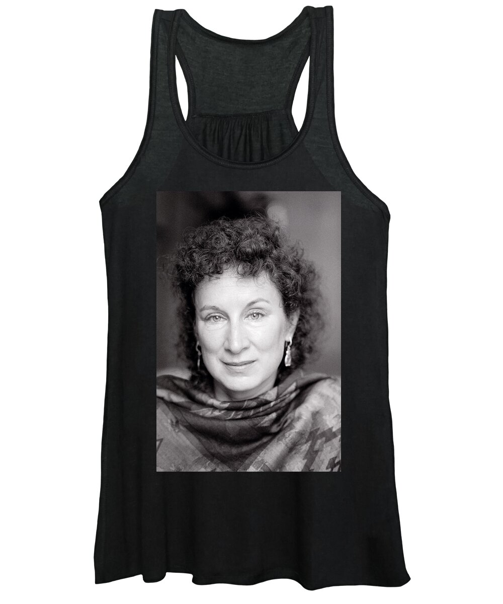 Margaret Atwood Women's Tank Top featuring the photograph Margaret Atwood by Shaun Higson