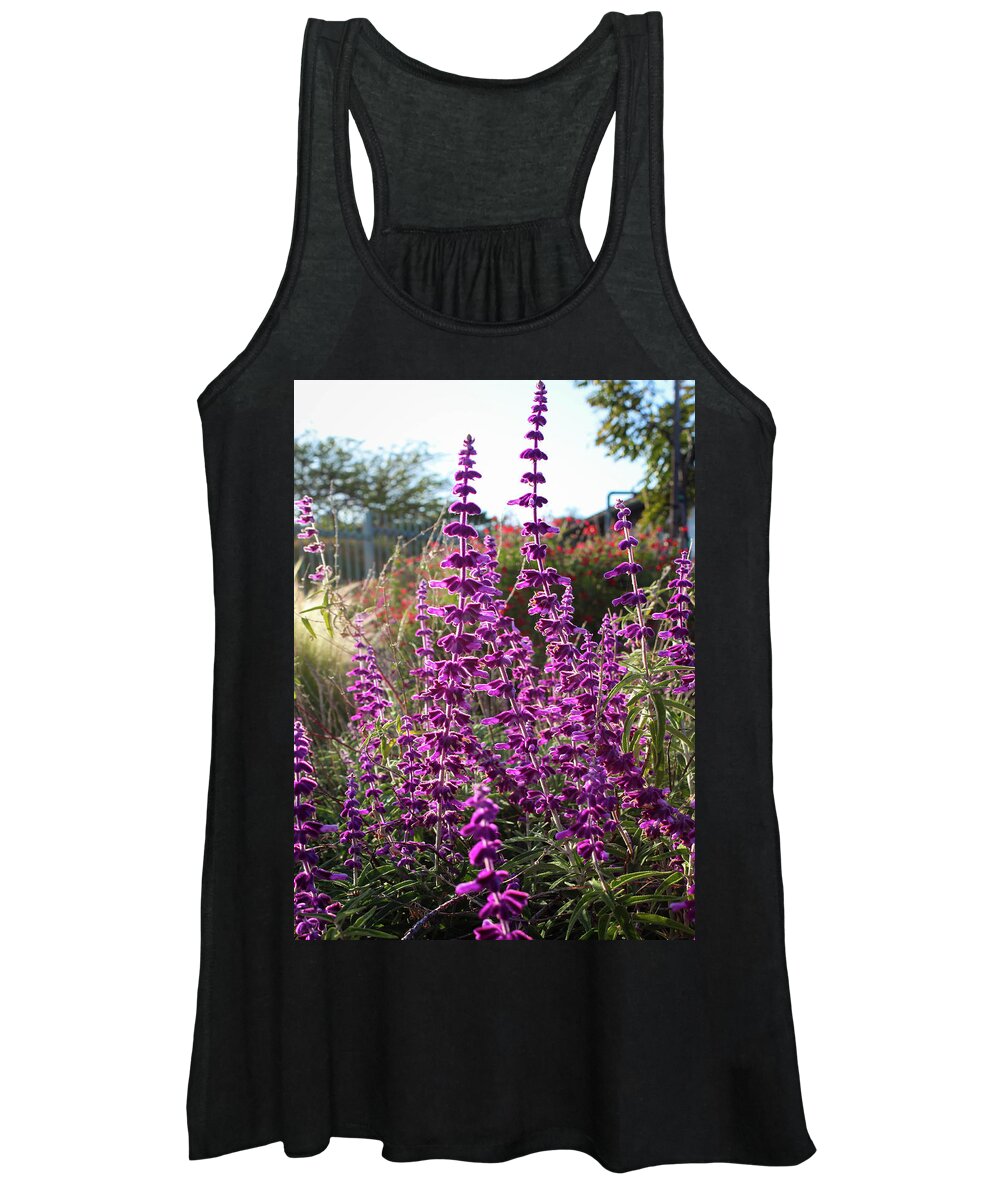  Women's Tank Top featuring the photograph Mexican Sage by Alison Frank