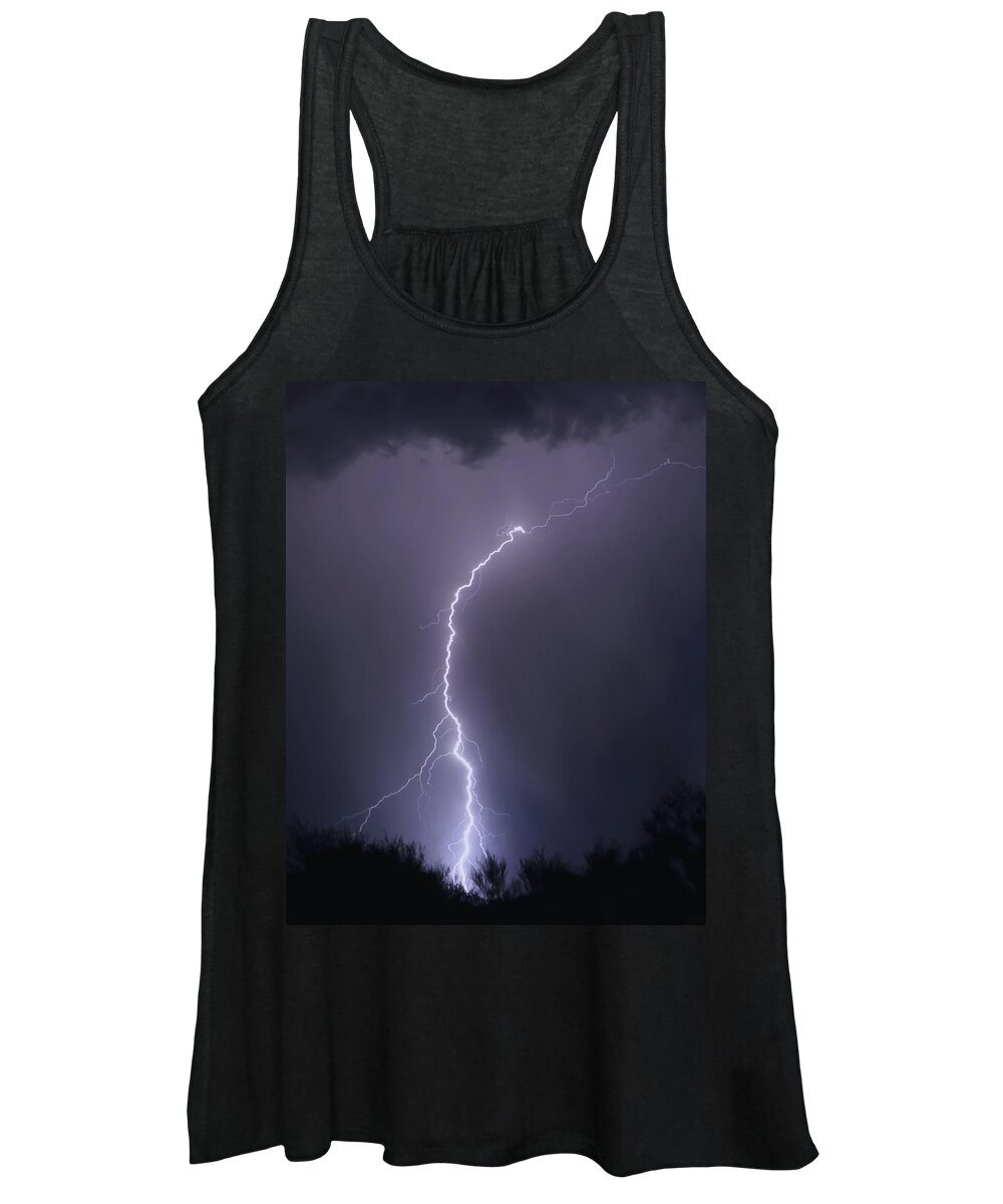 Storms Women's Tank Top featuring the photograph Monsoons 2018 by Elaine Malott