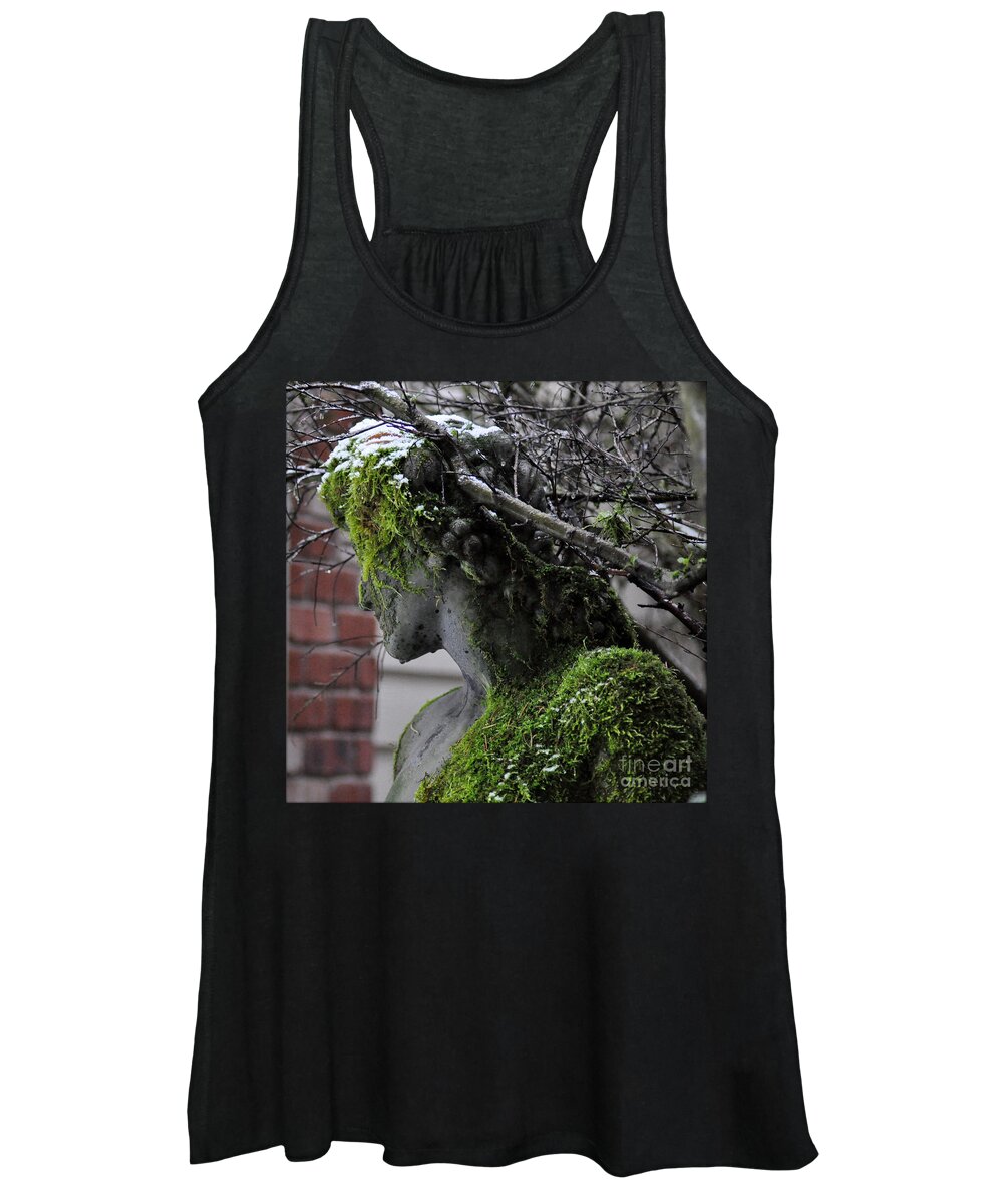 Bacchus Women's Tank Top featuring the photograph Mossy Bacchus by Tatyana Searcy