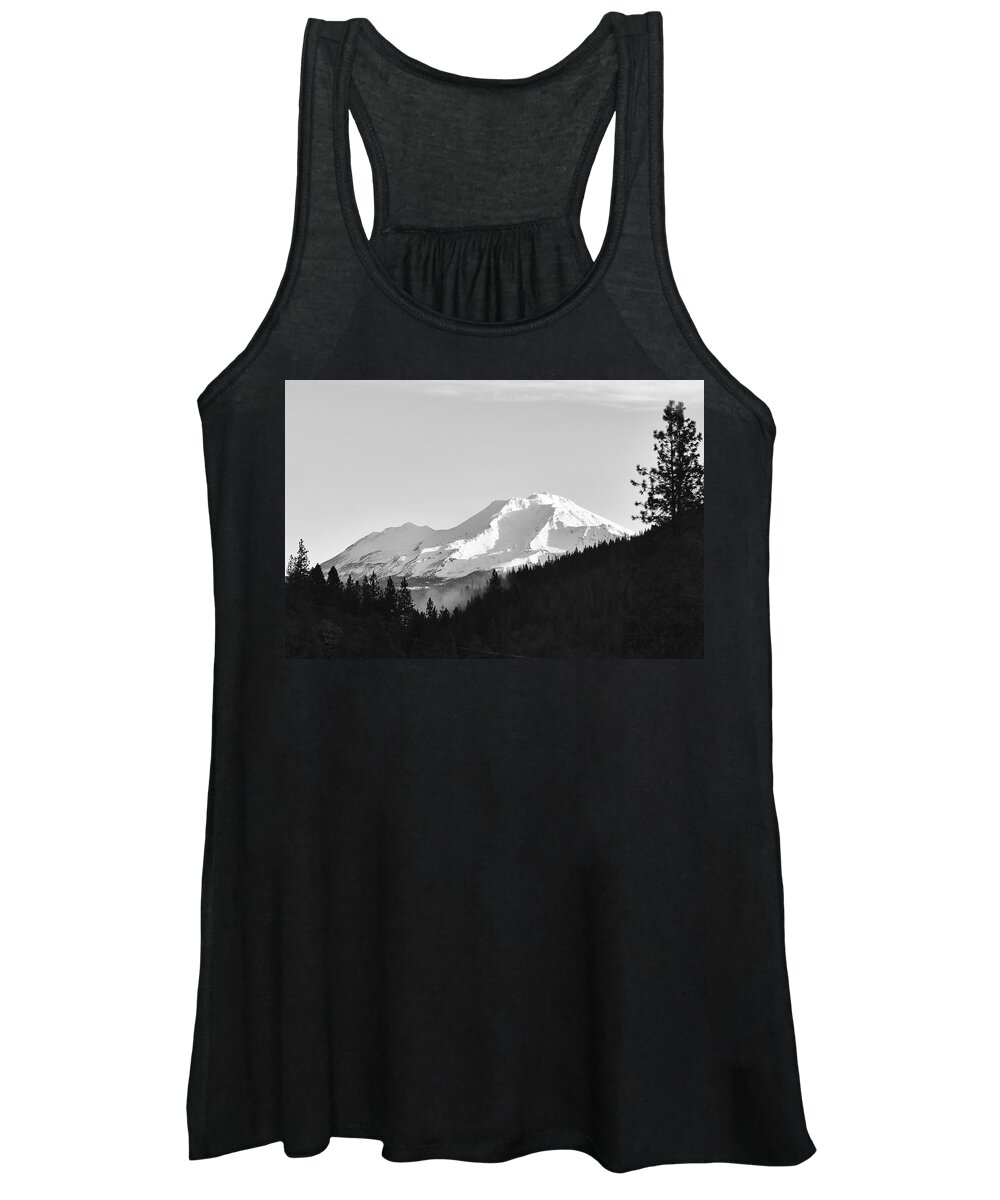 Mt Shasta Women's Tank Top featuring the photograph Mt Shasta by Maria Jansson