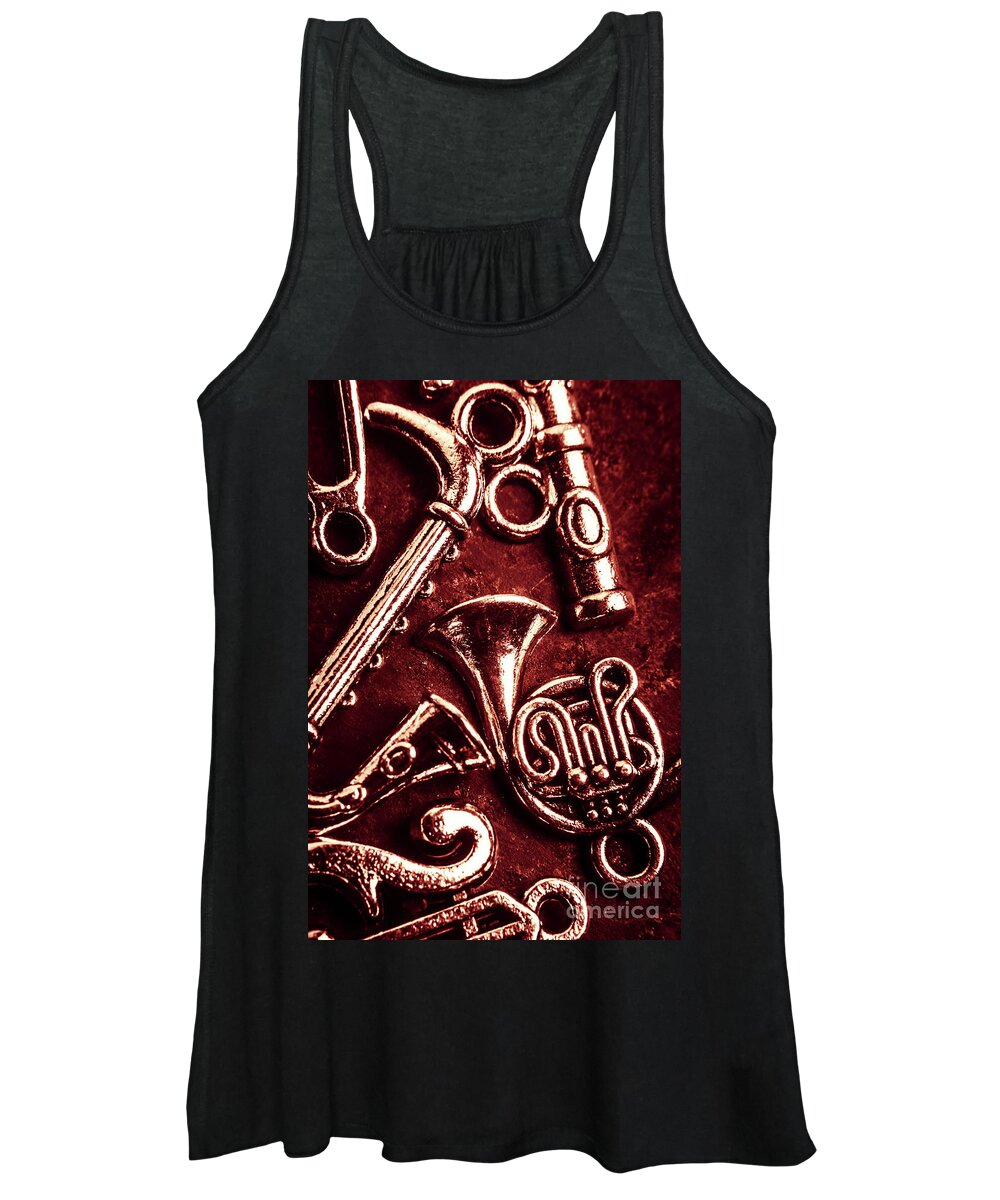 Symphony Women's Tank Top featuring the photograph Music from the red room by Jorgo Photography