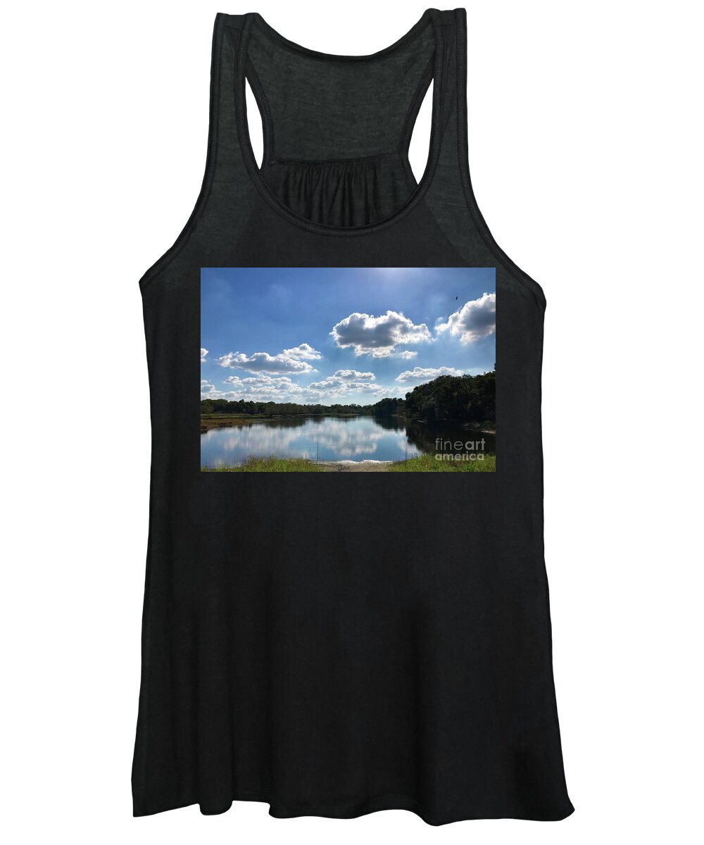 Myaaka River Women's Tank Top featuring the photograph Myakka River State Park by Suzanne Lorenz