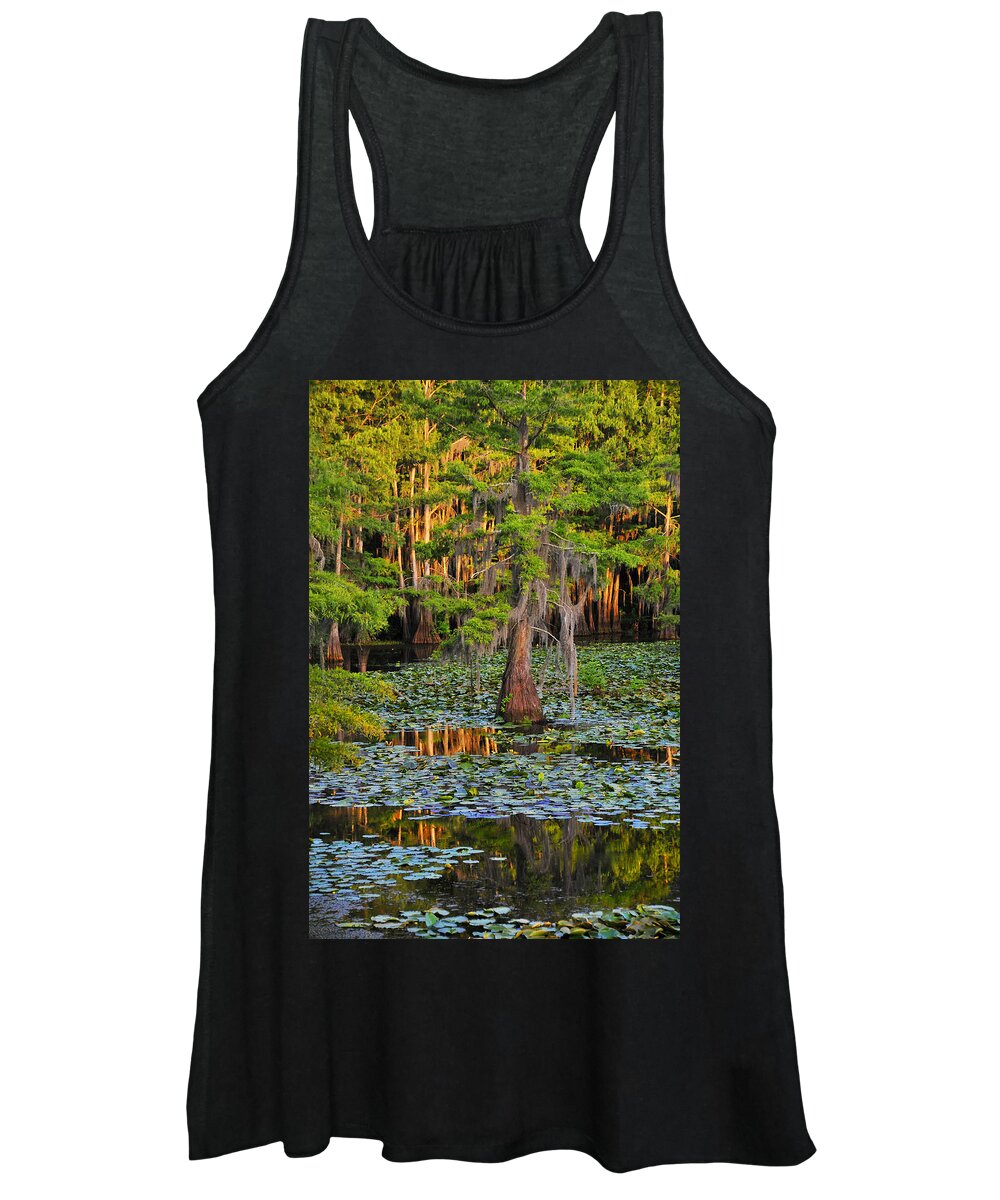 Bog Women's Tank Top featuring the photograph Naked by Skip Hunt