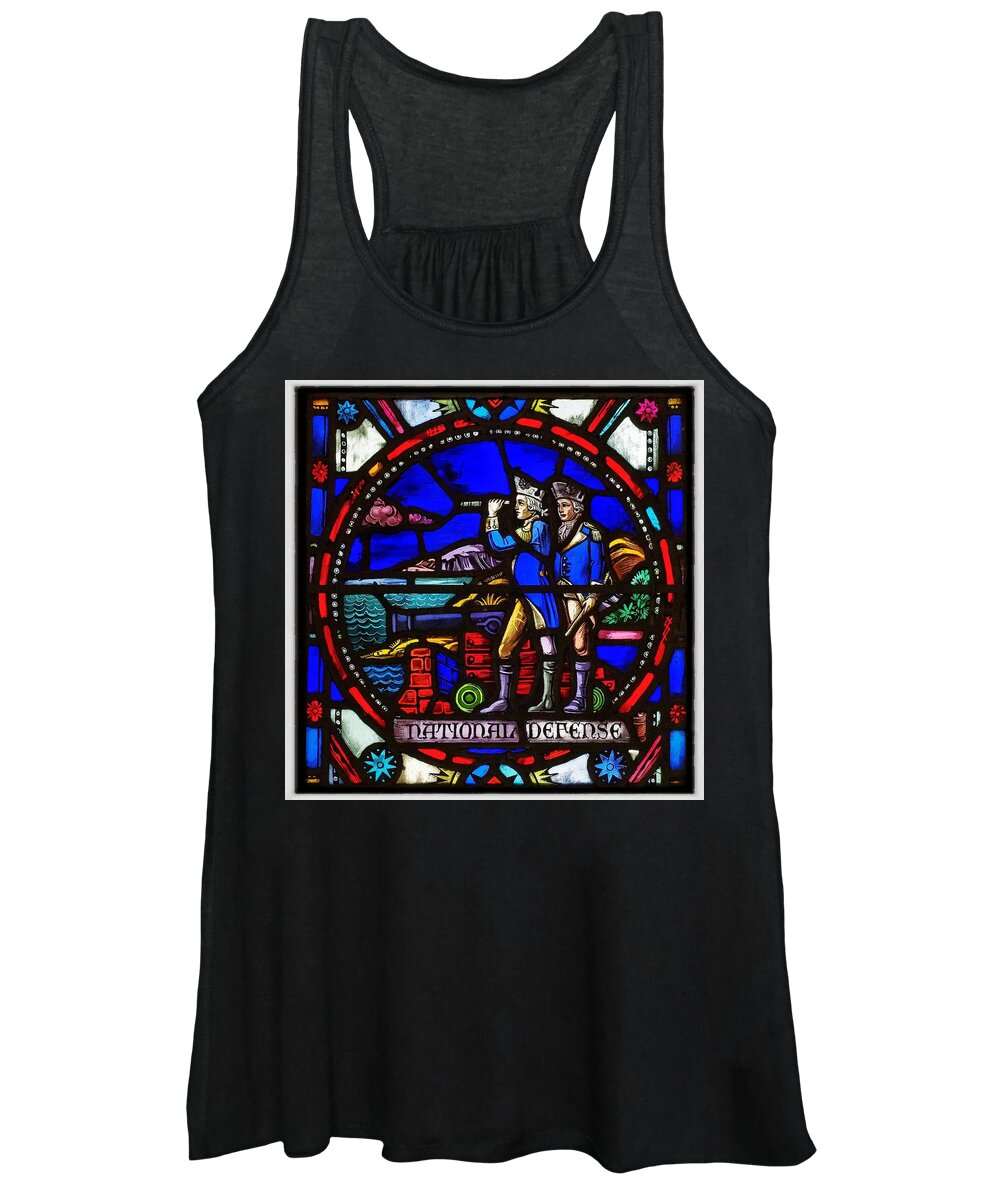 Stained Women's Tank Top featuring the photograph National Defense by Scott Wyatt