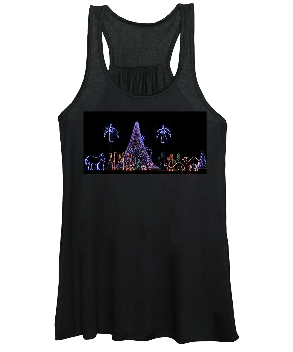 Nativity Women's Tank Top featuring the photograph Nativity Scene by Kenneth Albin