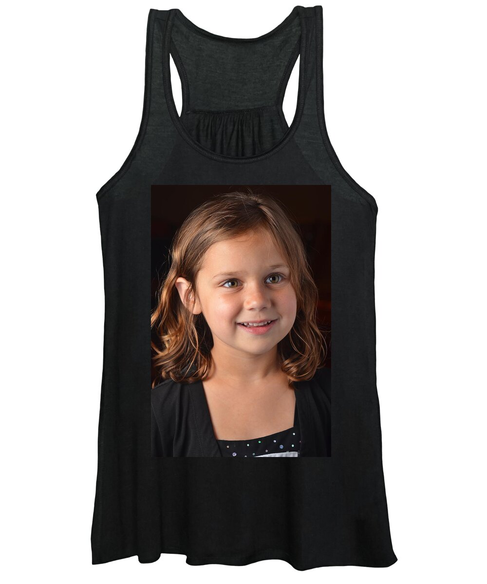 Reunion Women's Tank Top featuring the photograph Naturally Kayleigh by Carle Aldrete