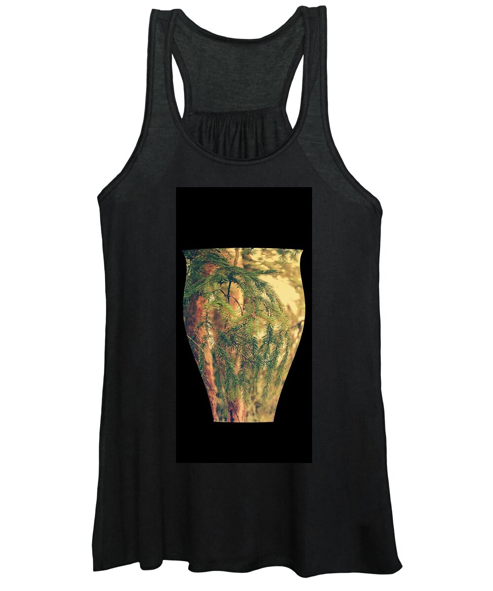 Nature' S Vase Women's Tank Top featuring the photograph Nature Vase 3 by Angie Tirado