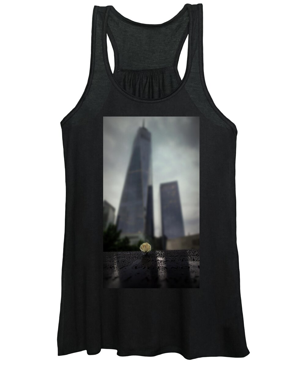 9/11 New York Women's Tank Top featuring the photograph Never Forget by Ryan Smith