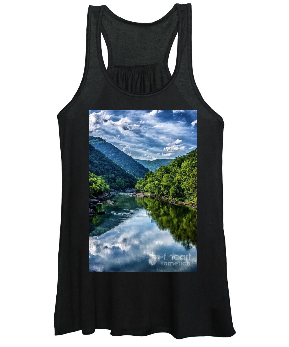 New River Gorge Women's Tank Top featuring the photograph New River Gorge National River 3 by Thomas R Fletcher