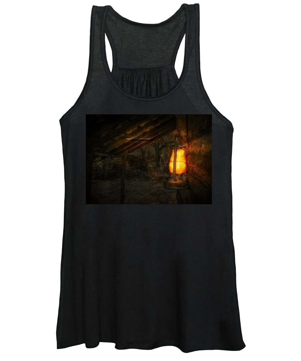 Lantern Women's Tank Top featuring the photograph Night is Falling by Jeff Mize