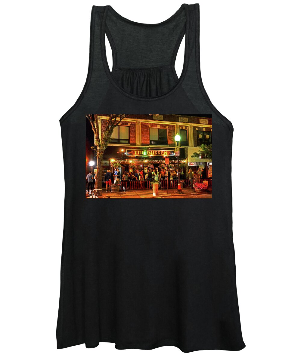 Burren Women's Tank Top featuring the photograph Night out at the Burren by Toby McGuire