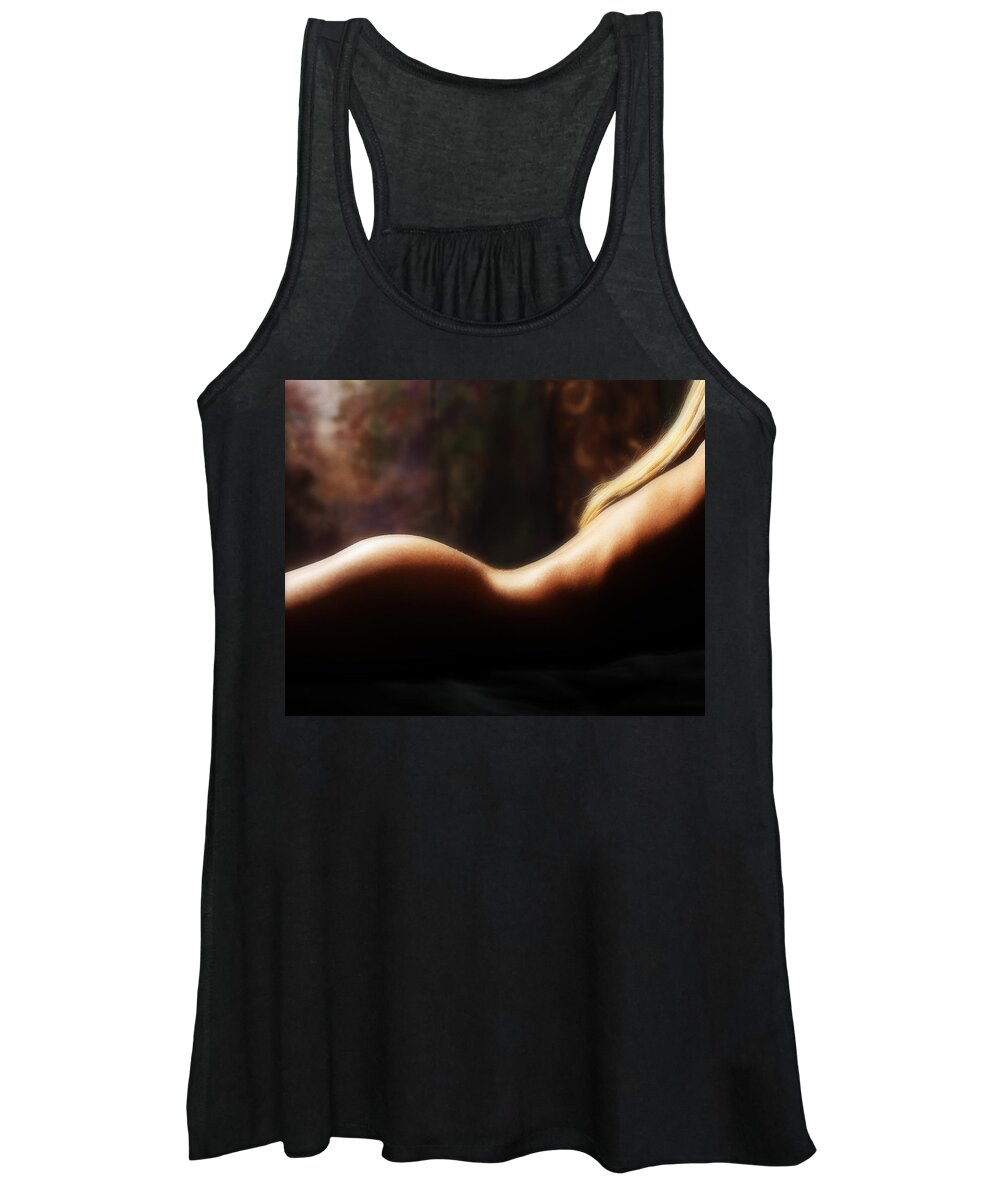 Nude Women's Tank Top featuring the photograph Nude 2 by Anthony Jones