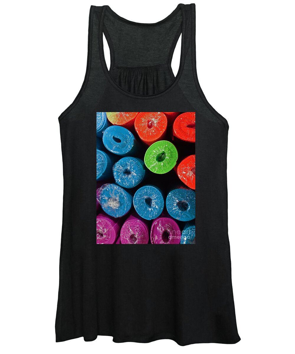 Abstract Women's Tank Top featuring the photograph O by Rick Locke - Out of the Corner of My Eye