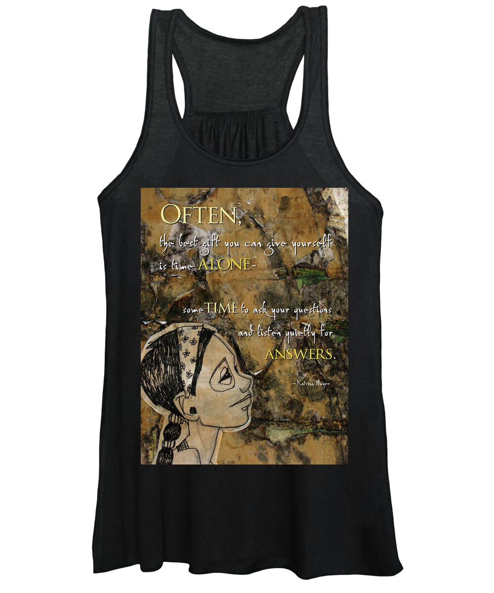 Poster Women's Tank Top featuring the photograph Often... the best gift by Char Szabo-Perricelli