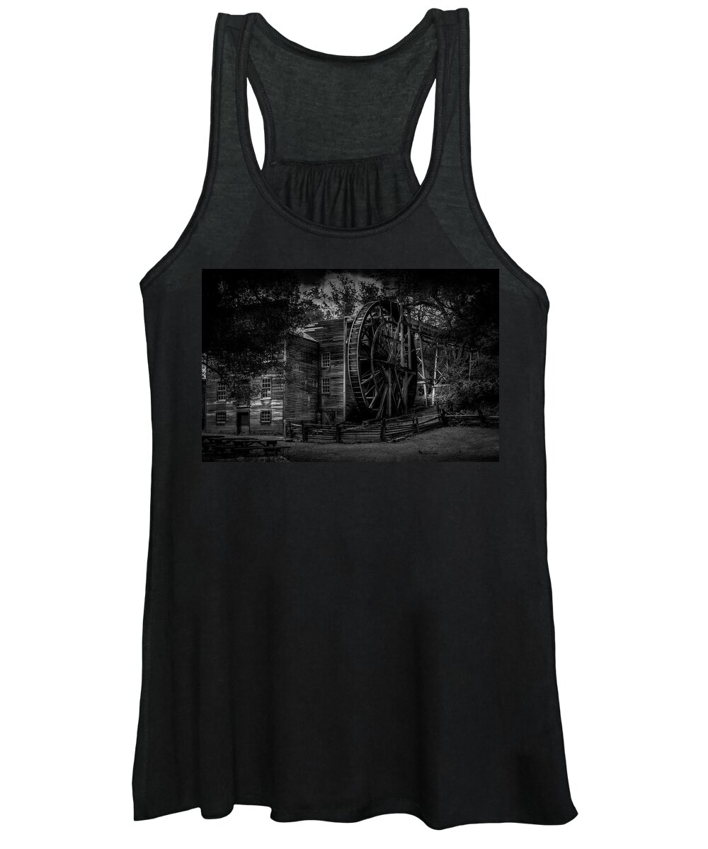 Mill Women's Tank Top featuring the photograph Old Grainery by Bruce Bottomley