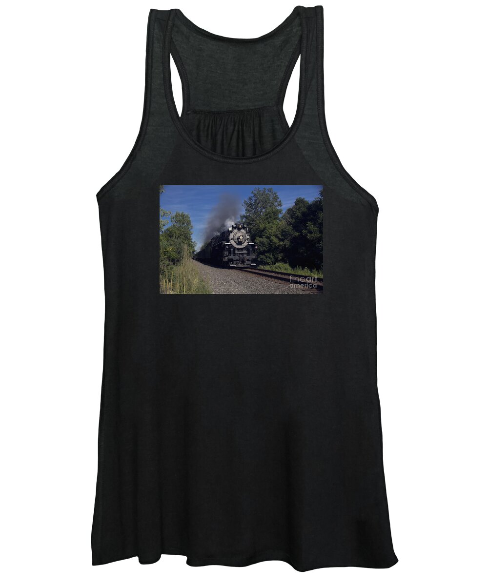 Old Steamer 765 Women's Tank Top featuring the photograph Old Steamer 765 by Jim Lepard