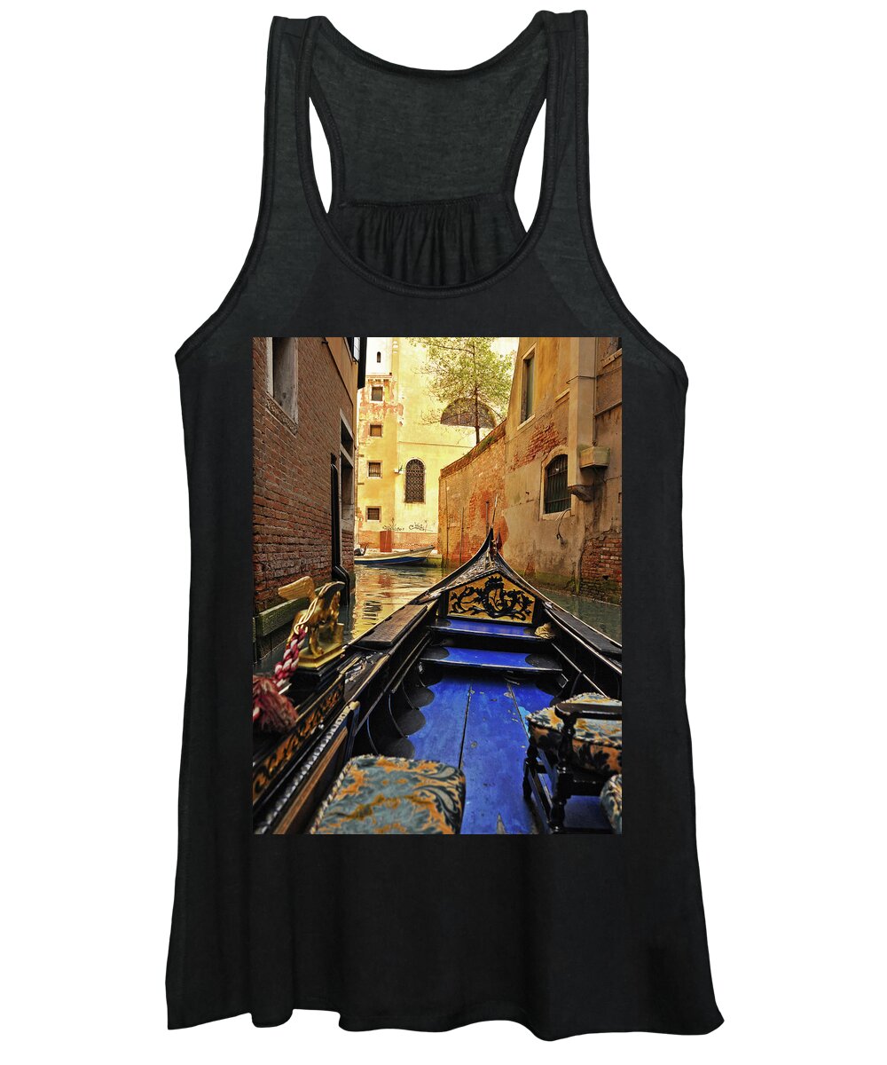Venice Italy Women's Tank Top featuring the photograph Once in a Lifetime - Venice, Italy by Denise Strahm