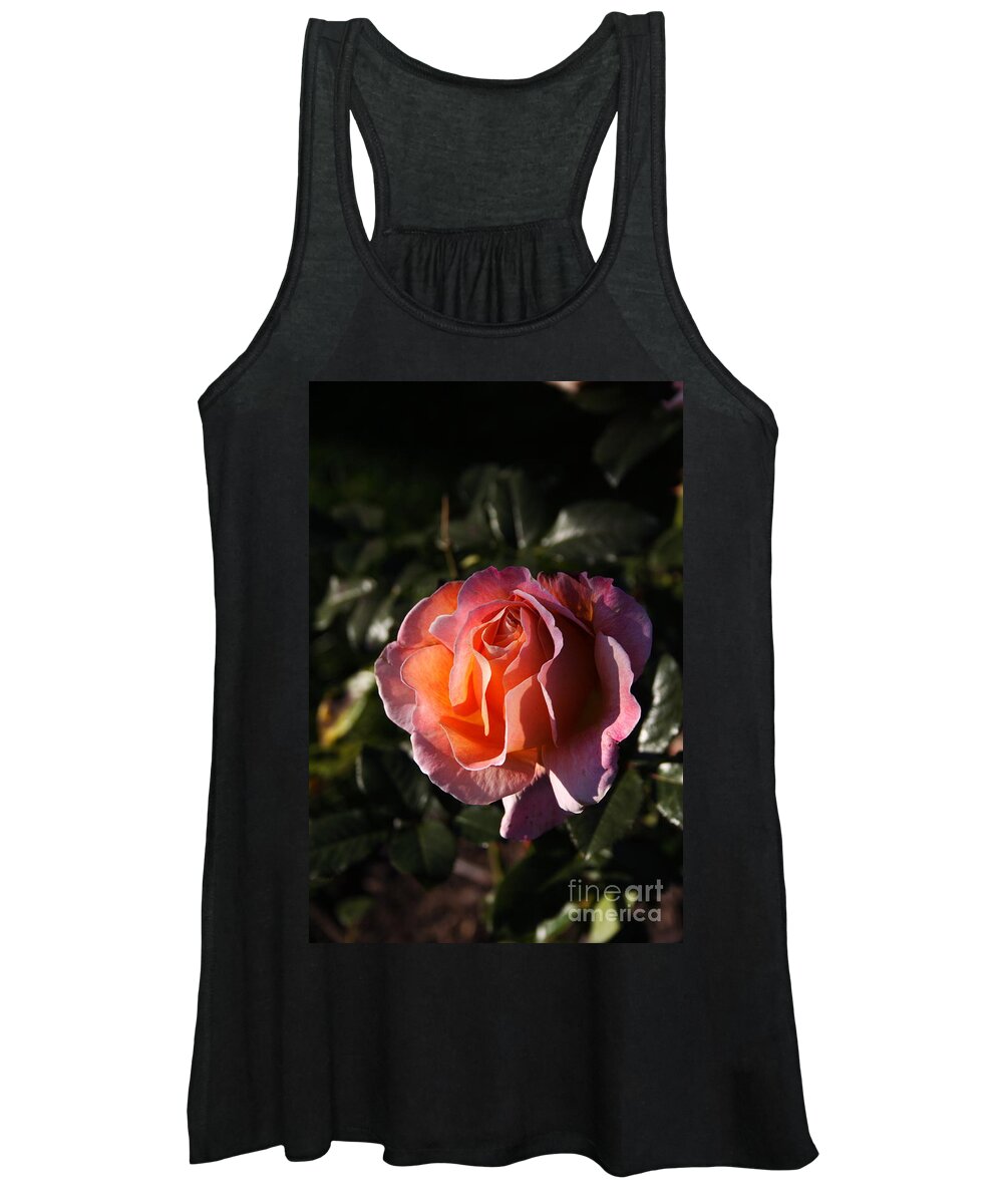 2008 Women's Tank Top featuring the photograph One Pink Bud by B Rossitto