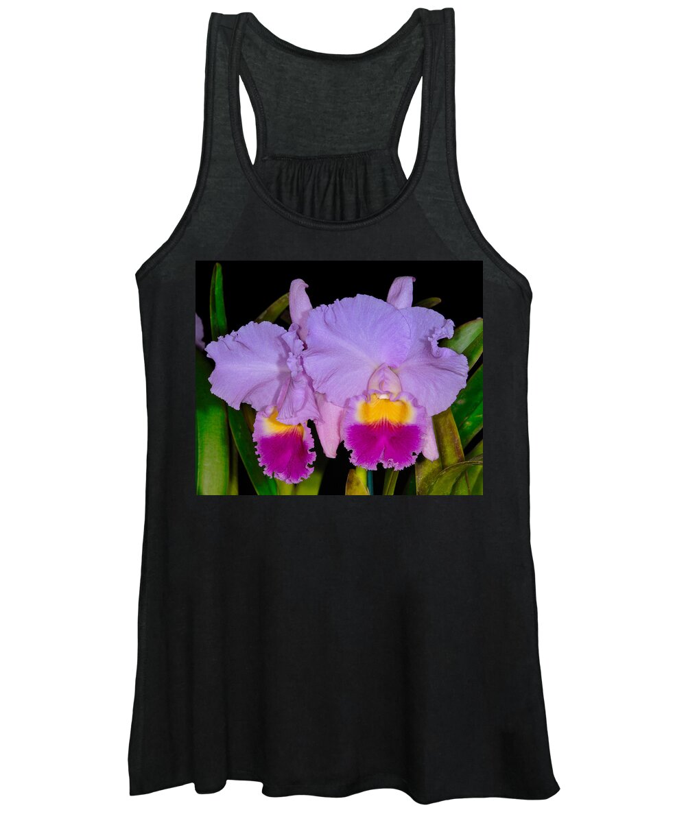 Flower Women's Tank Top featuring the photograph Orchid 428 by Wesley Elsberry