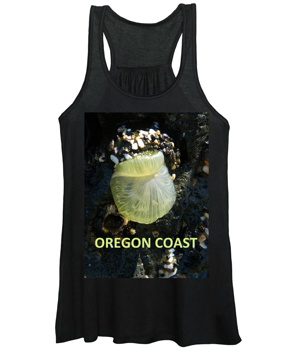 Oregon Women's Tank Top featuring the photograph Oregon Coast Sea Anemone by Gallery Of Hope 