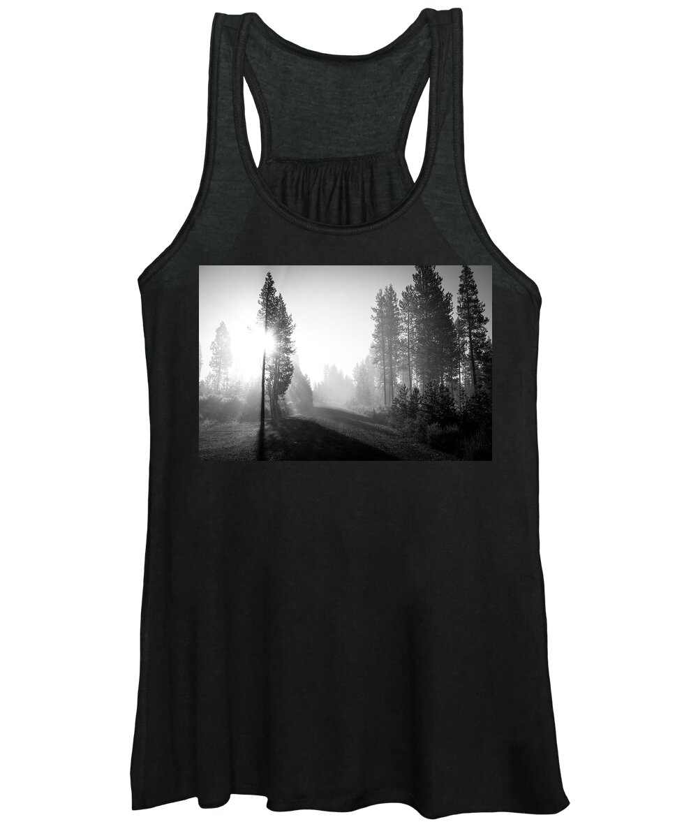 Oregon Women's Tank Top featuring the photograph Oregon Woods by Aileen Savage