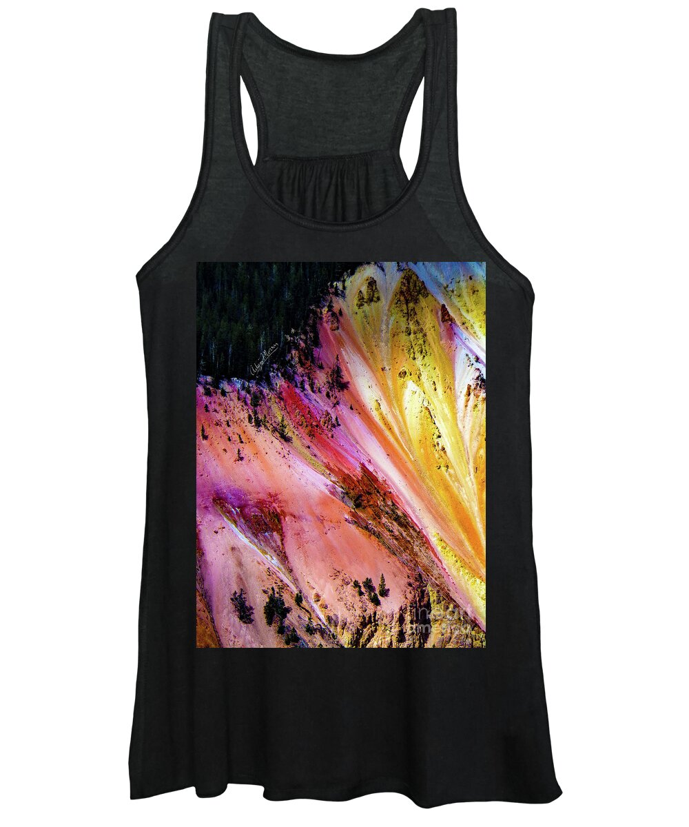 Landscape Women's Tank Top featuring the photograph Painted Canyon by Adam Morsa