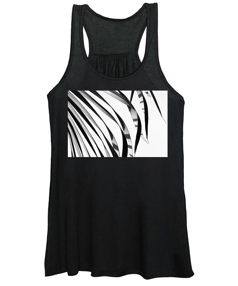 Chris Johnson Women's Tank Top featuring the photograph Palm Leaf Pattern by Christopher Johnson
