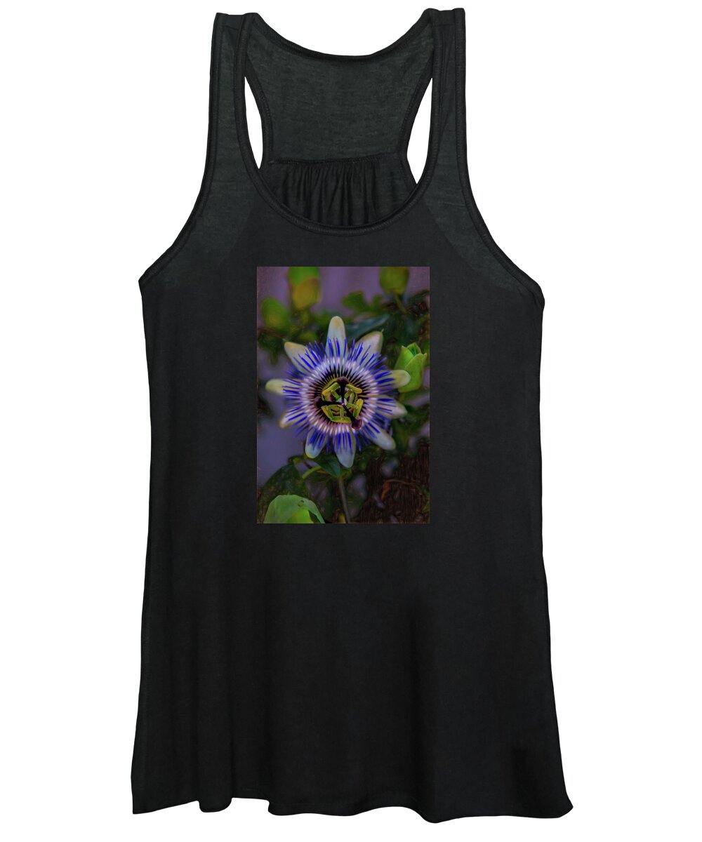 Flower Women's Tank Top featuring the photograph Passion Flower by Patricia Dennis